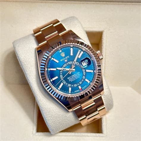 rolex sky-dweller rose gold for sale|rolex sky dweller 336935 price.